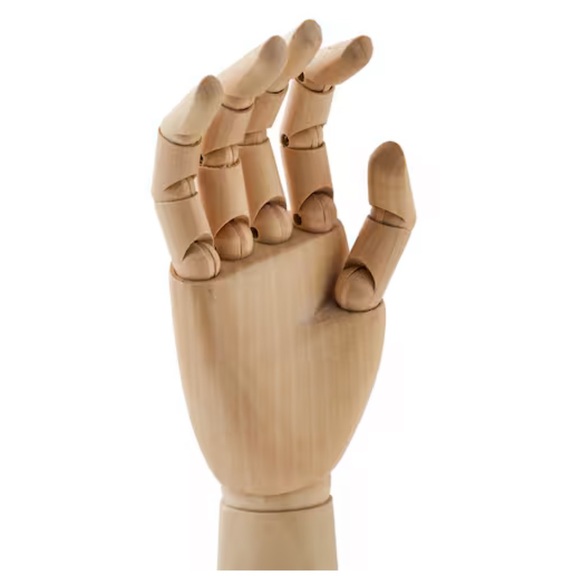 Wooden Articulated Hand Model mannequin hand wood drawing art supplies - Picture 3 of 6